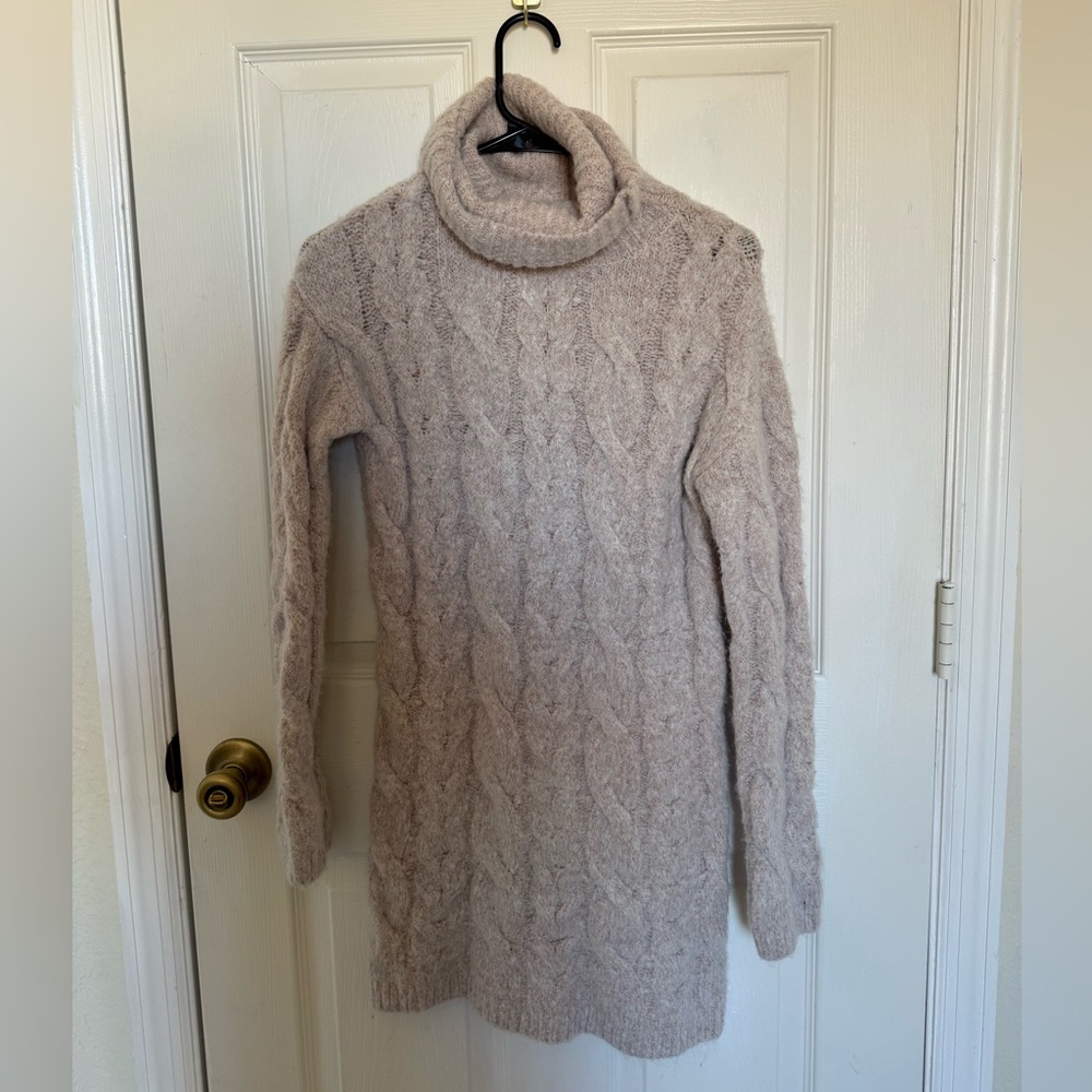 Guess Soft Knit Turtleneck Sweater - Beige